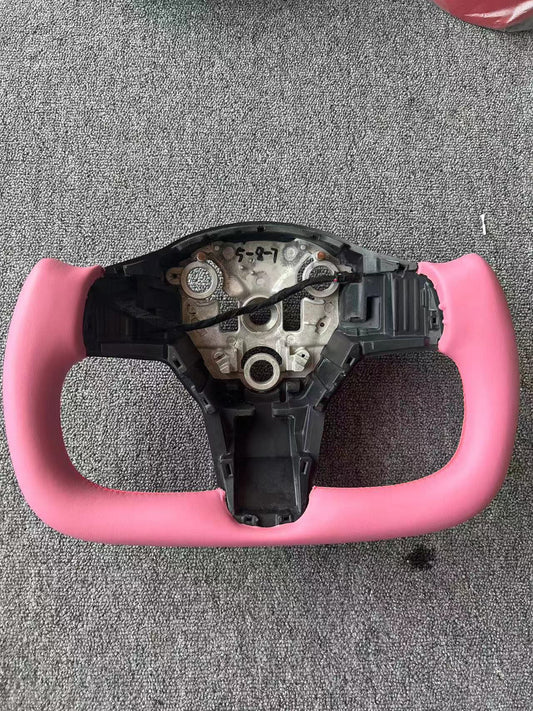 Model 3/Y Yoke Steering Wheel ( All pink) Tialloyelf