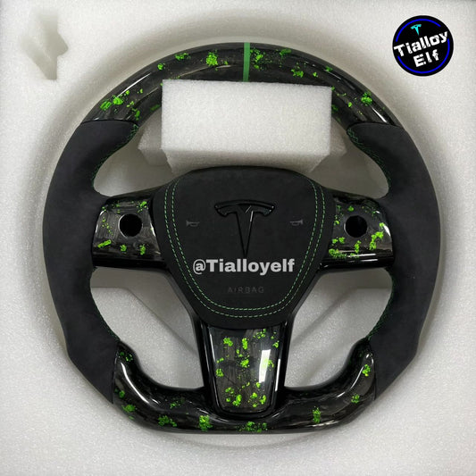 3/Y Forged Green Charcoal Fiber Tialloyelf