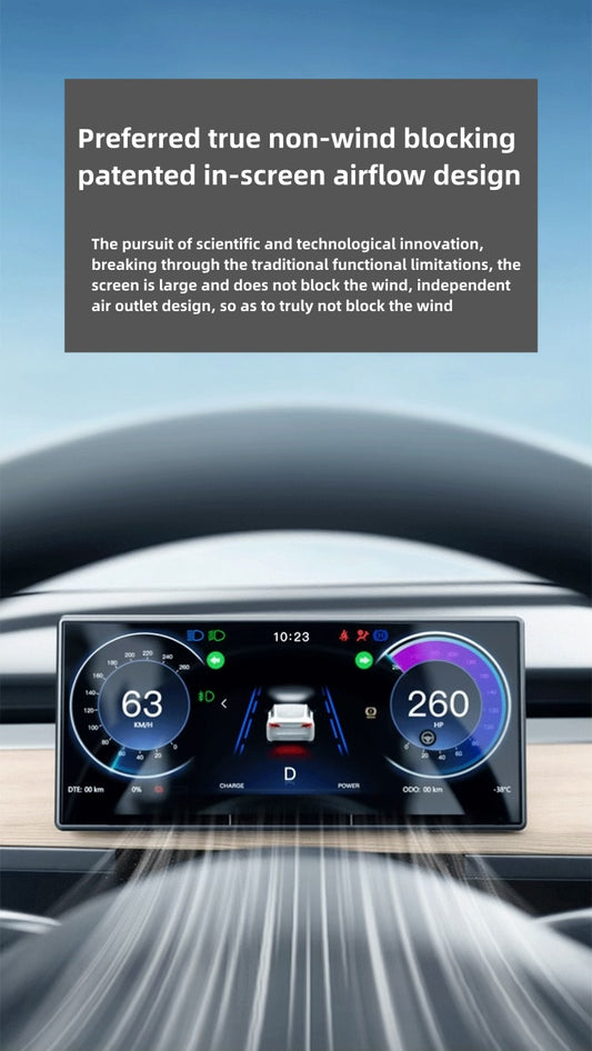 F9 9 Inches Touch Instrument Cluster CarPlay For Model 3 & Y Highland Tialloyelf