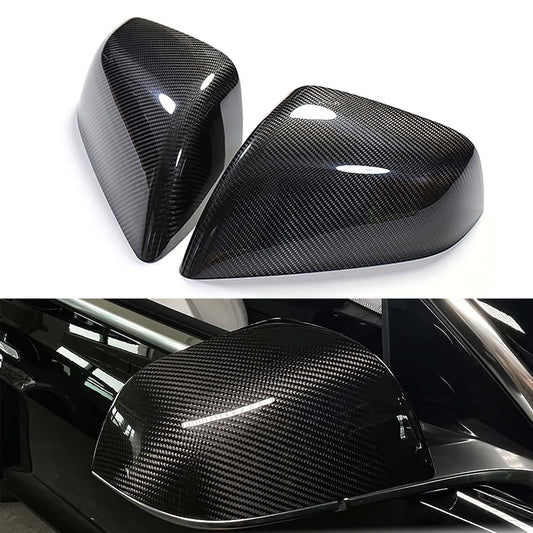 Tesla REAL Carbon Fiber Model 3&Y Side Mirror Cover Tialloyelf