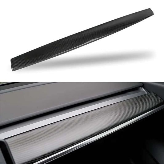 Tesla Model 3 / Y Dashboard Cover Wrap Real Carbon Fiber Tialloyelf