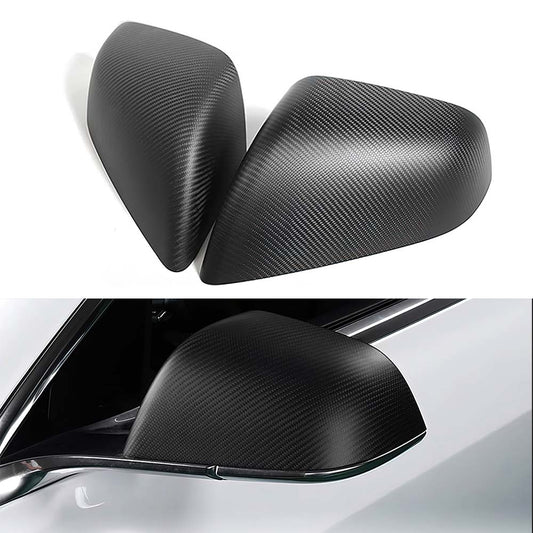 Tesla REAL Carbon Fiber Model 3&Y Side Mirror Cover Tialloyelf