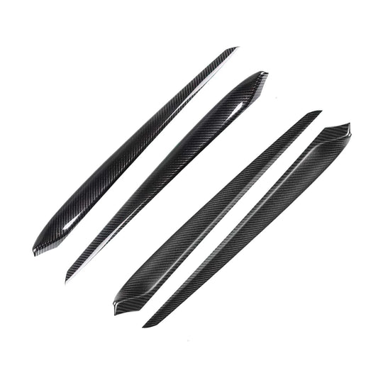 Tesla Model 3/Y RealCarbon Fiber Front Door Trim Panel Caps Tialloyelf