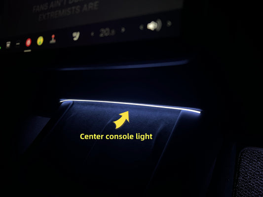 Tesla ambient light for Model3 ModelY (2019-2024) Gold Kit Tialloyelf