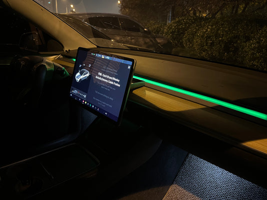 Tesla ambient light for Model3 ModelY (2019-2024) Platinum kit Tialloyelf