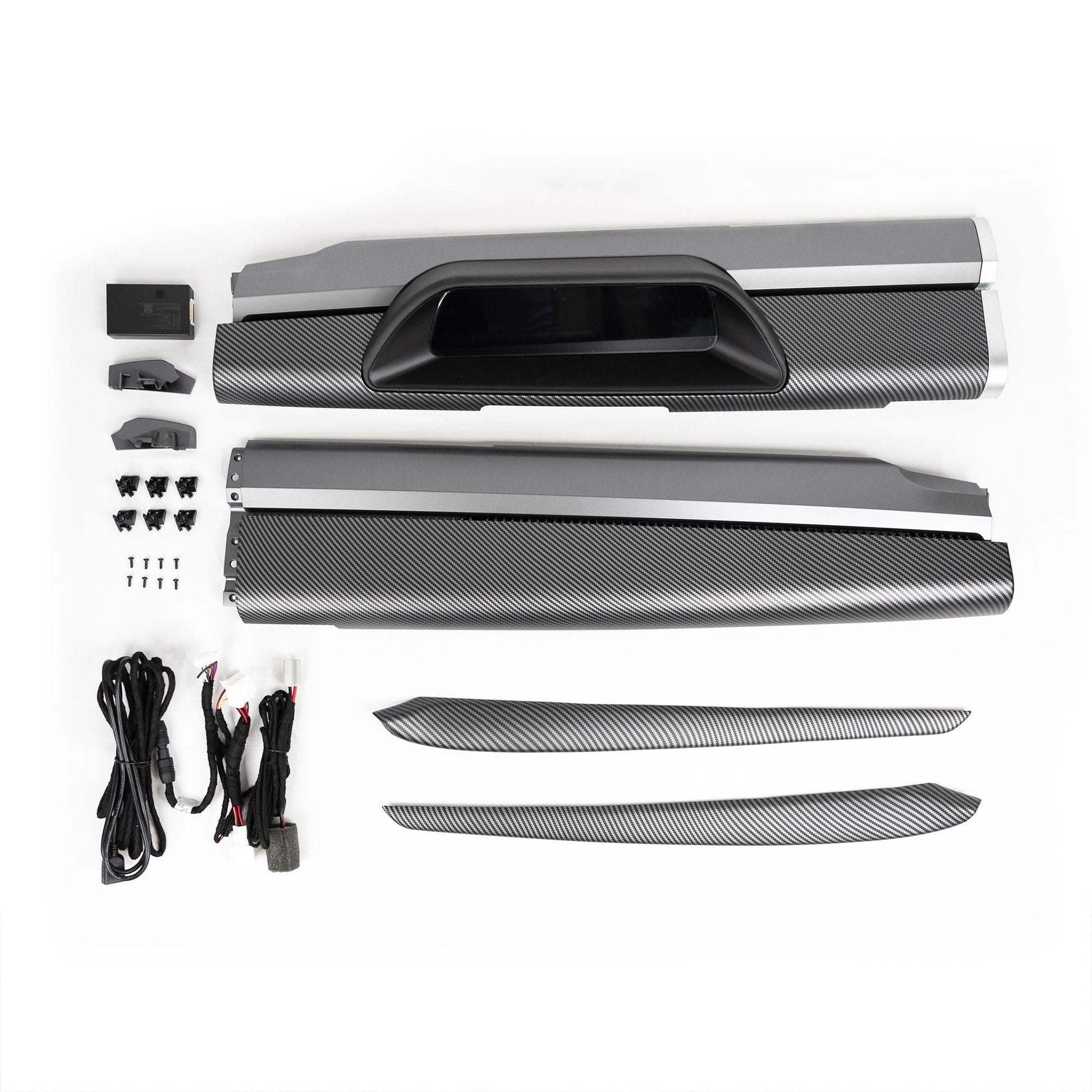 Tesla Model 3 & Y Dashboard Cluster Display with Door Panel Extensions (Smart Instrument Cluster) - Variety* Sam