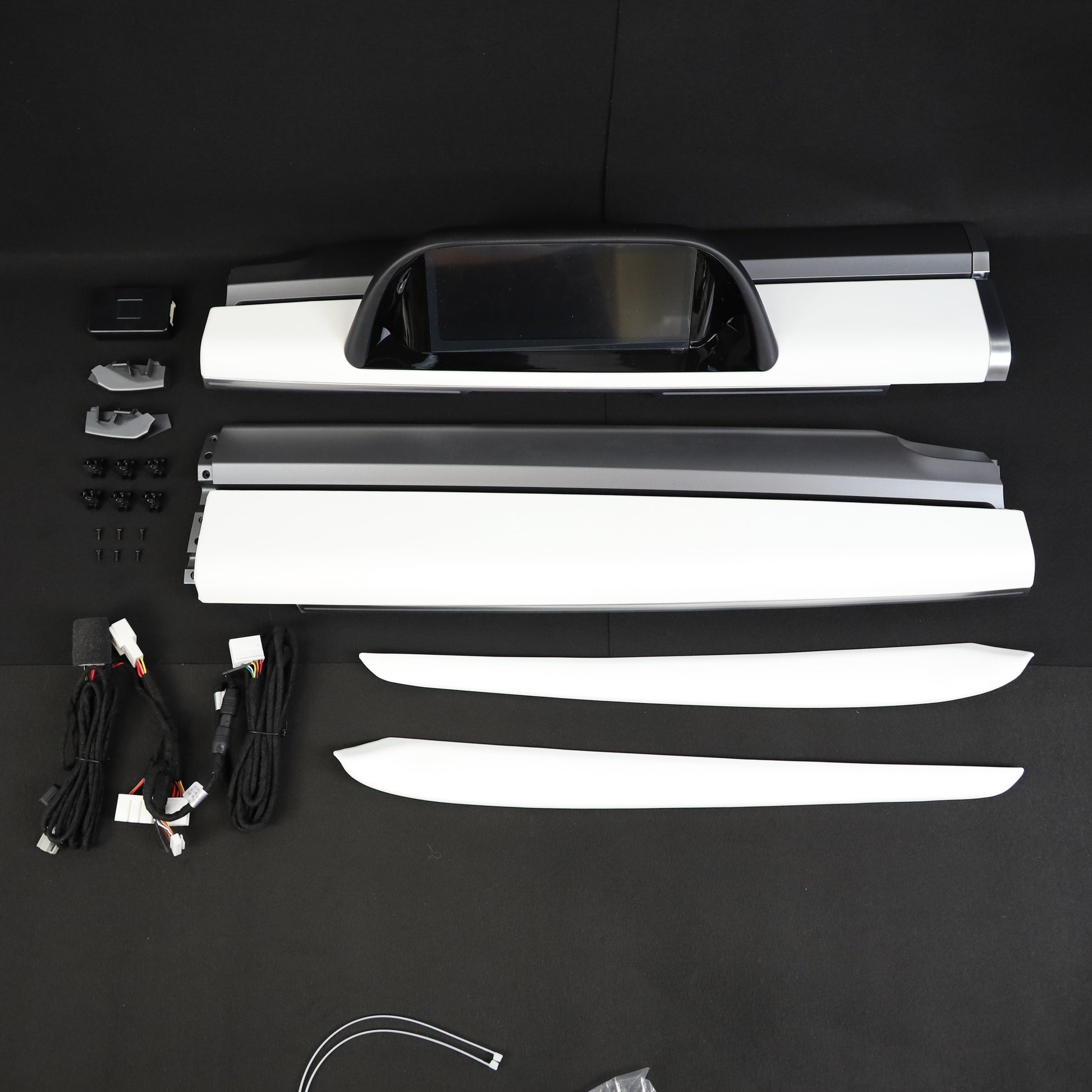 Tesla Model 3 & Y Apple Carplay Dashboard Cluster Display with Door Panel Extensions 2.0 (Smart Instrument Cluster) - Variety Sam