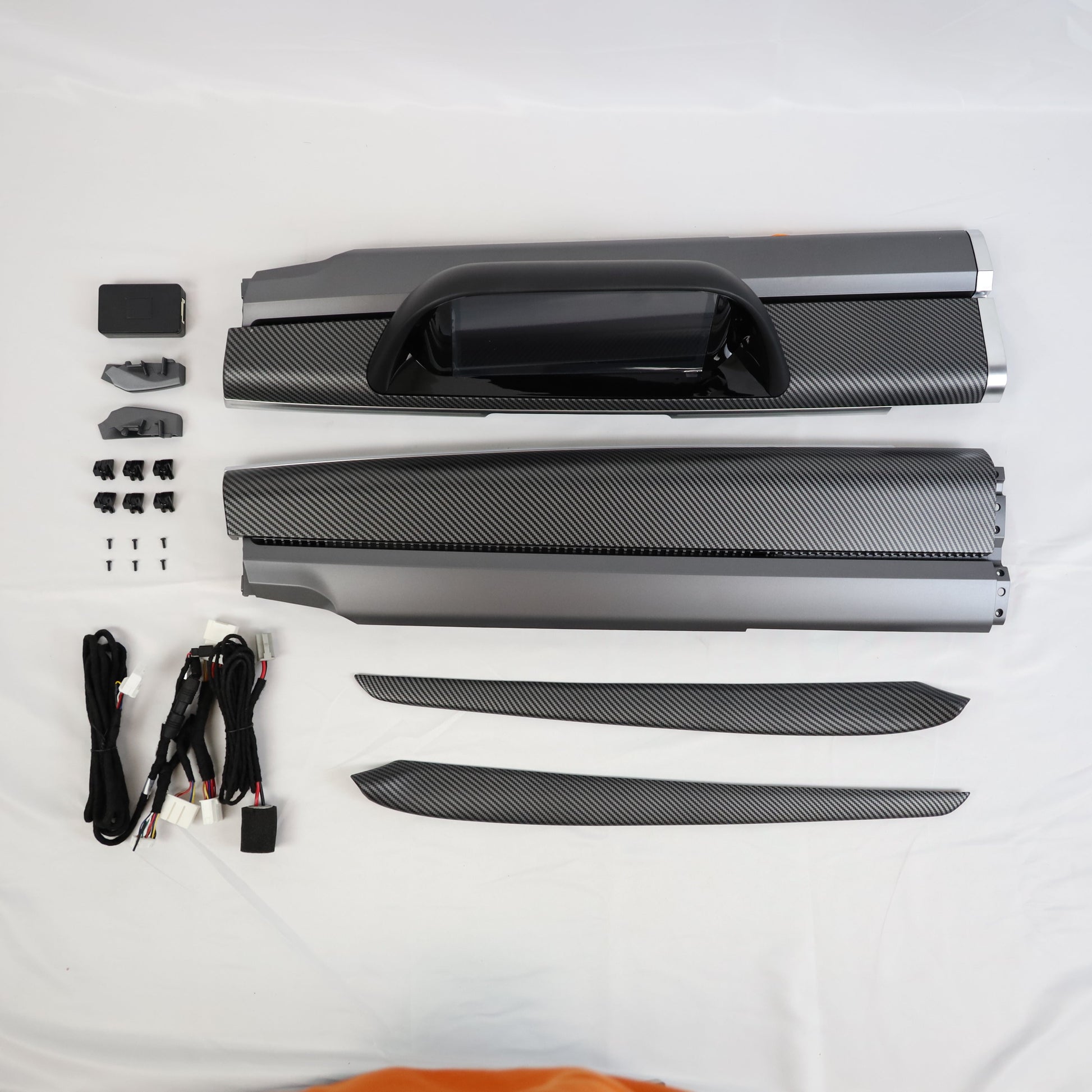 Tesla Model 3 & Y Apple Carplay Dashboard Cluster Display with Door Panel Extensions 2.0 (Smart Instrument Cluster) - Variety Sam