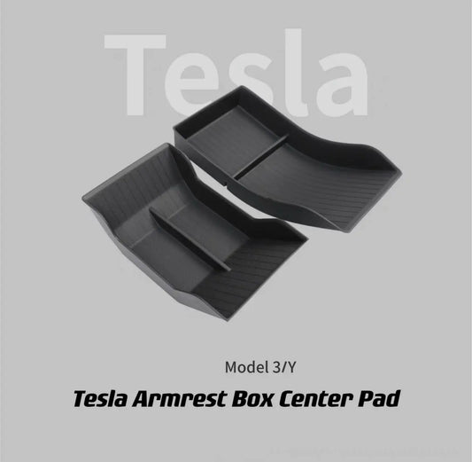 Tesla Armrest Storage Box Mat Tialloyelf
