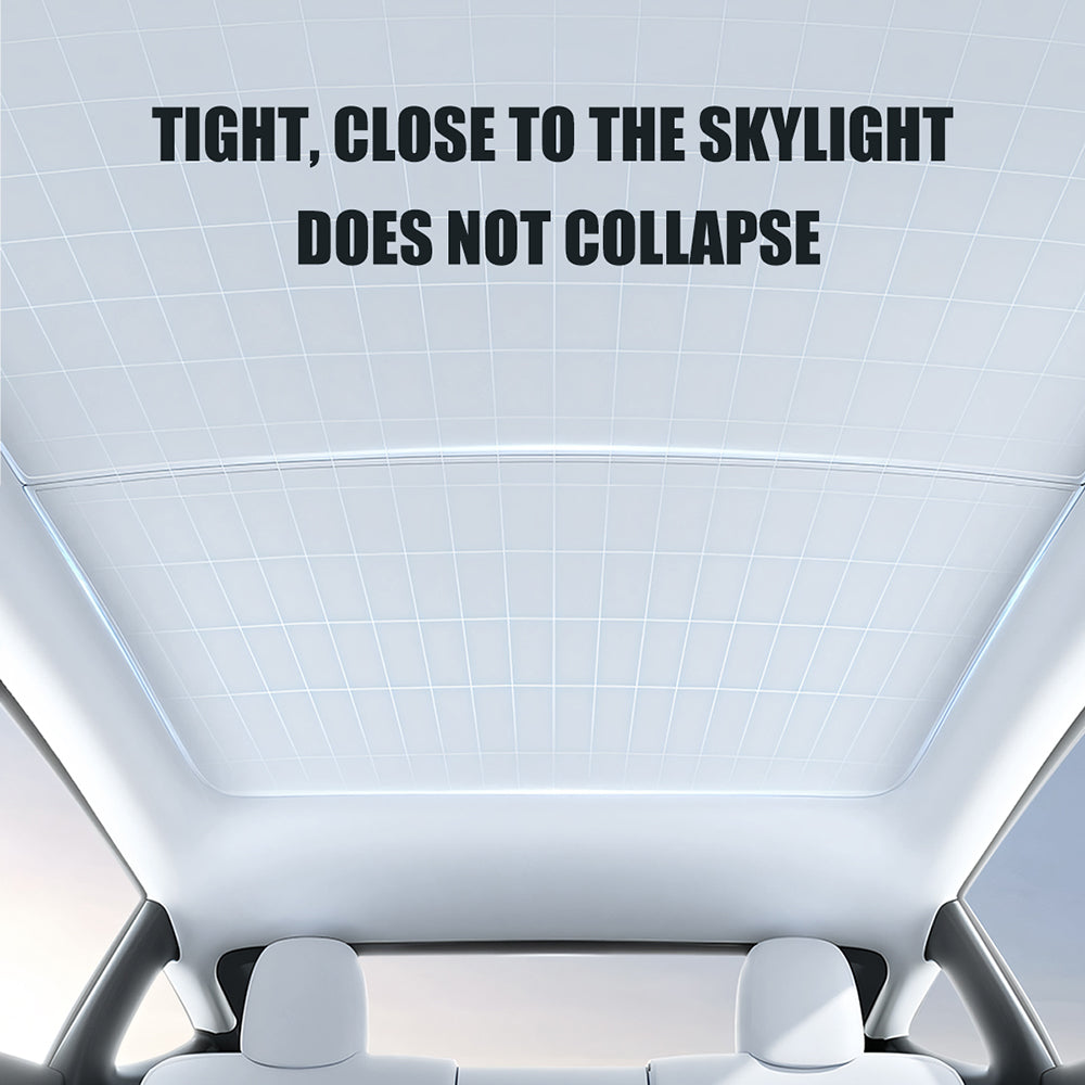 Tesla Non-Sag Glass Roof Sunshade Set CLOUDMALL