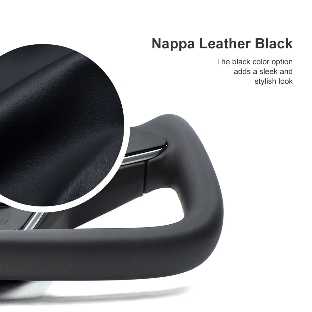 Model 3/Y Yoke Steering Wheel ( Black2 ) Tialloyelf