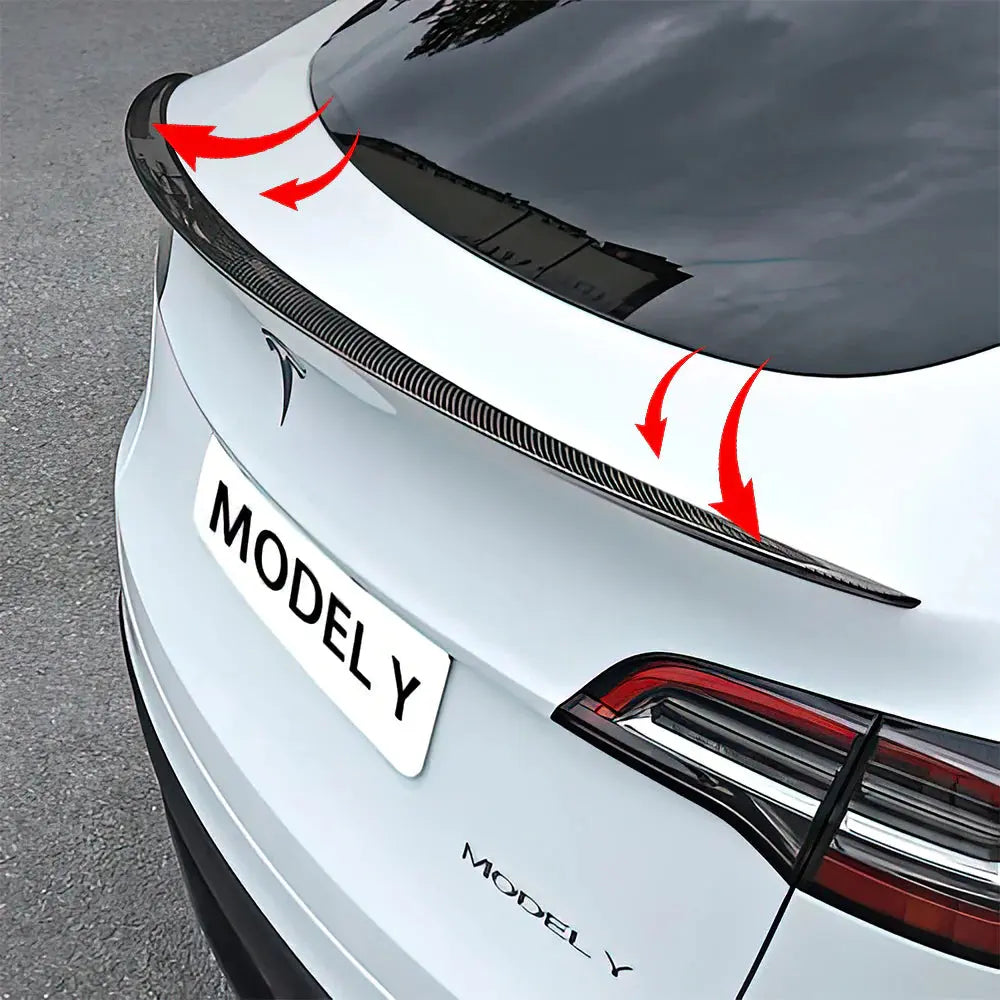 Tesla Model Y Rear Spoiler Wings ABS