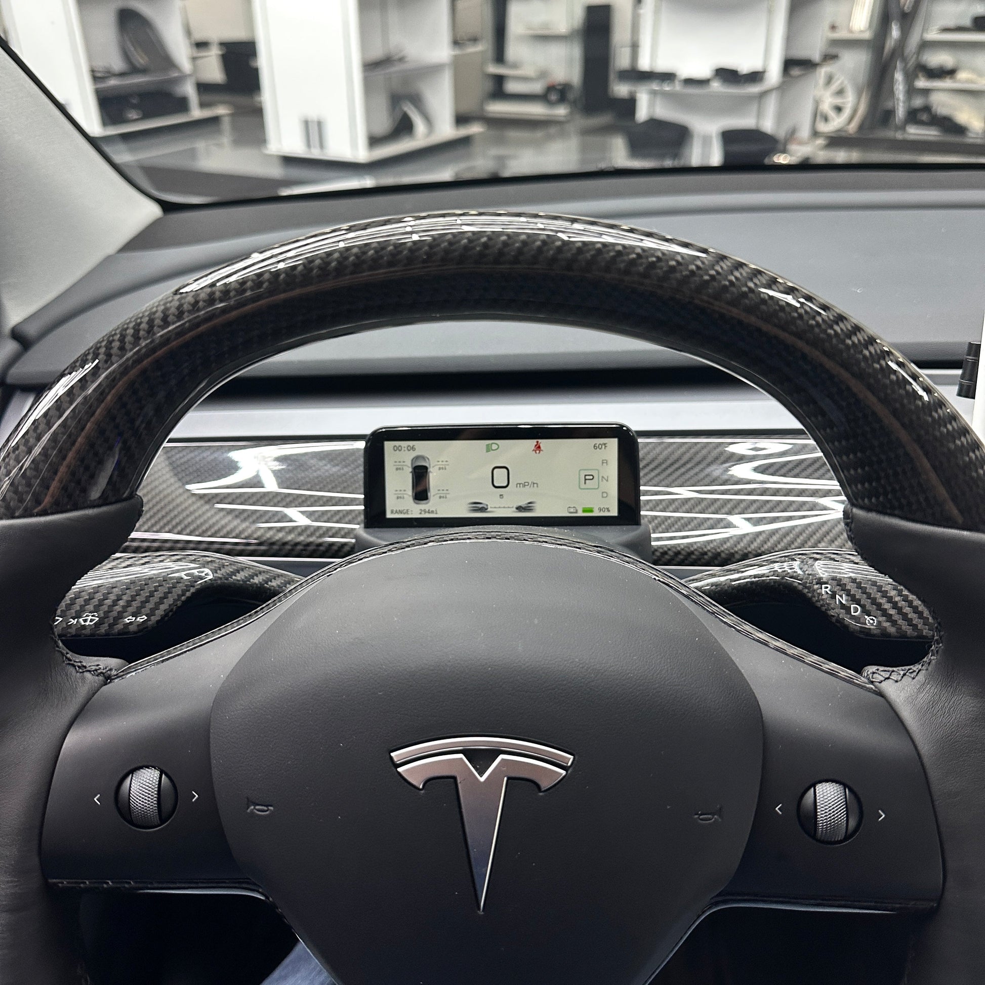 Model 3 & Y Steering Column Instrument Cluster Display Sam