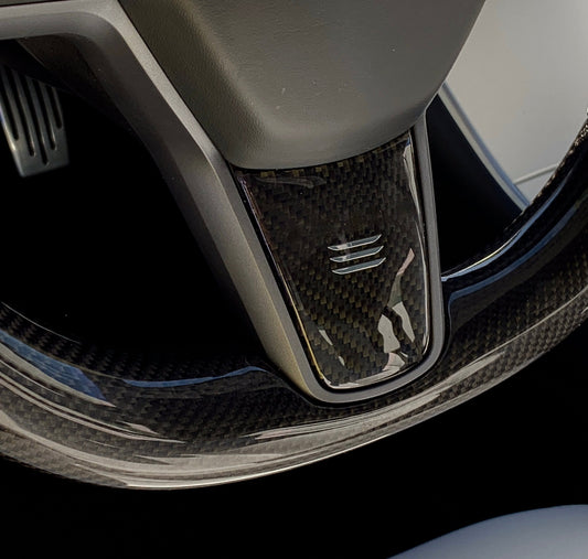 Model 3 & Y Steering Wheel Applique Joan
