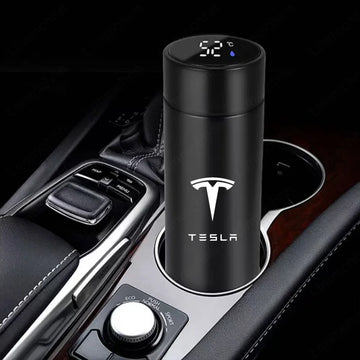 500ML Tesla Car Travel Mug | Stainless Steel Portable Water Bottle for Model 3/S/X/Y