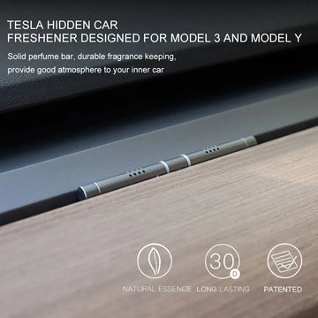 Car Air Freshener for Tesla Model 3 Y Dashboard Perfume Fragrance Ornament Air Outlet Diffuser Scent Smell Accessories 2021-2025